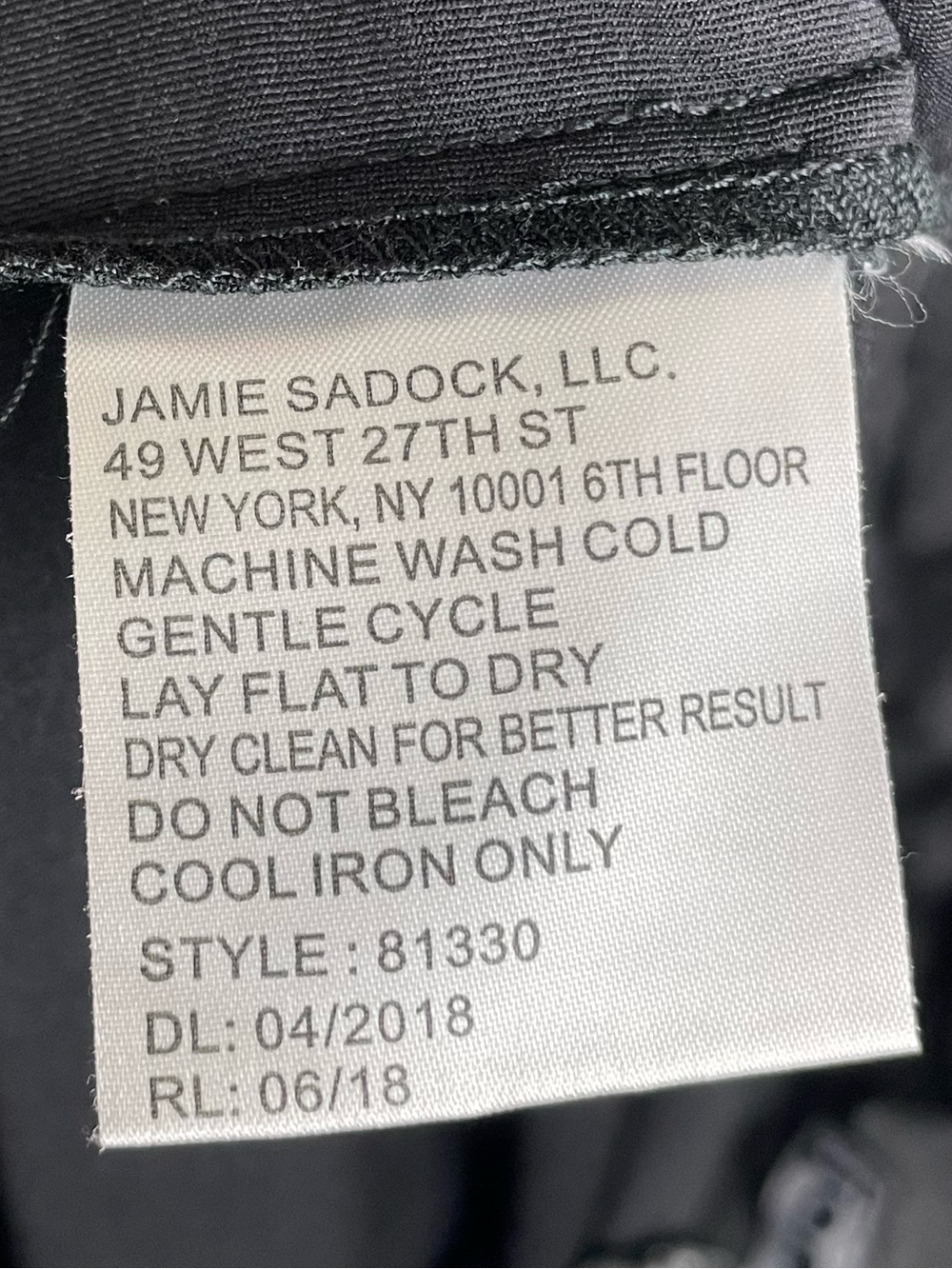 Jamie Sadock Airwear Golf Skort Size 12 Black with Silver Trims #81330 Skirt - Picture 8 of 9